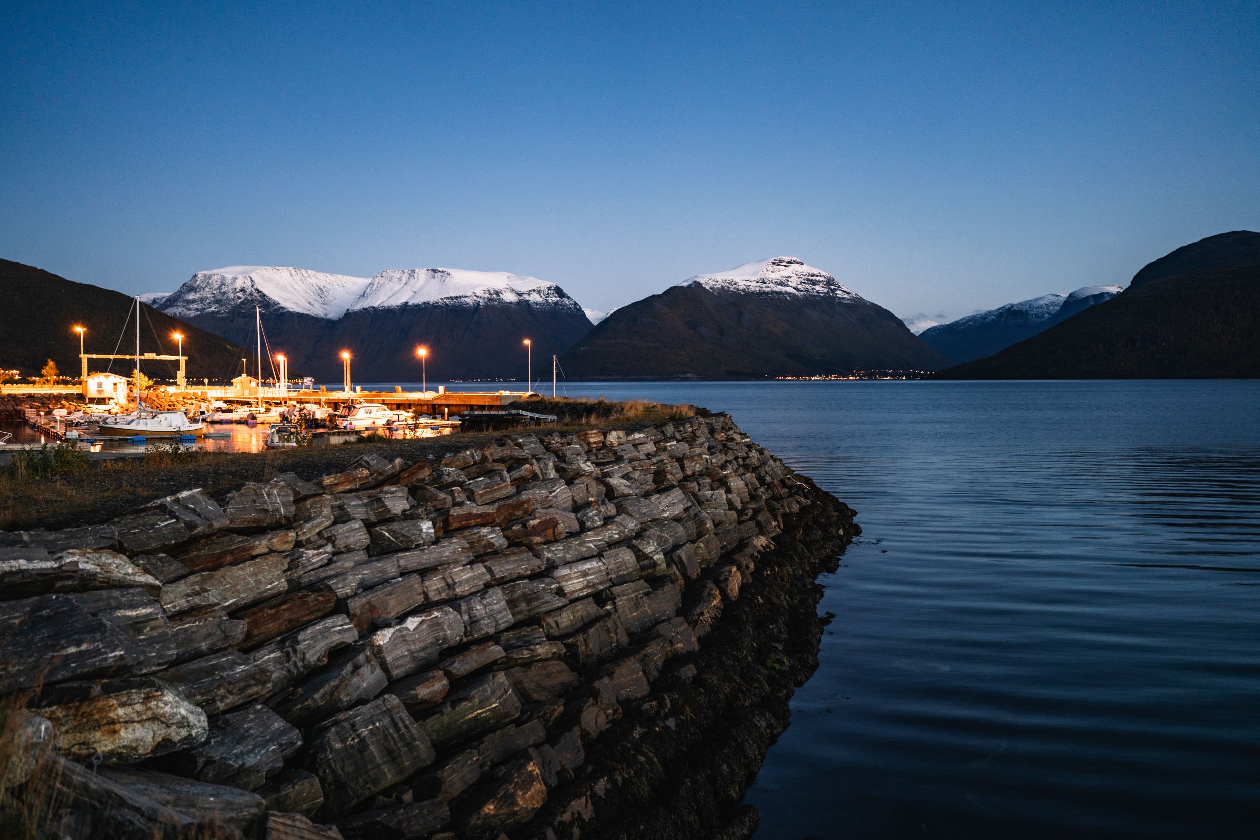 Ferry dock in Olderdalen