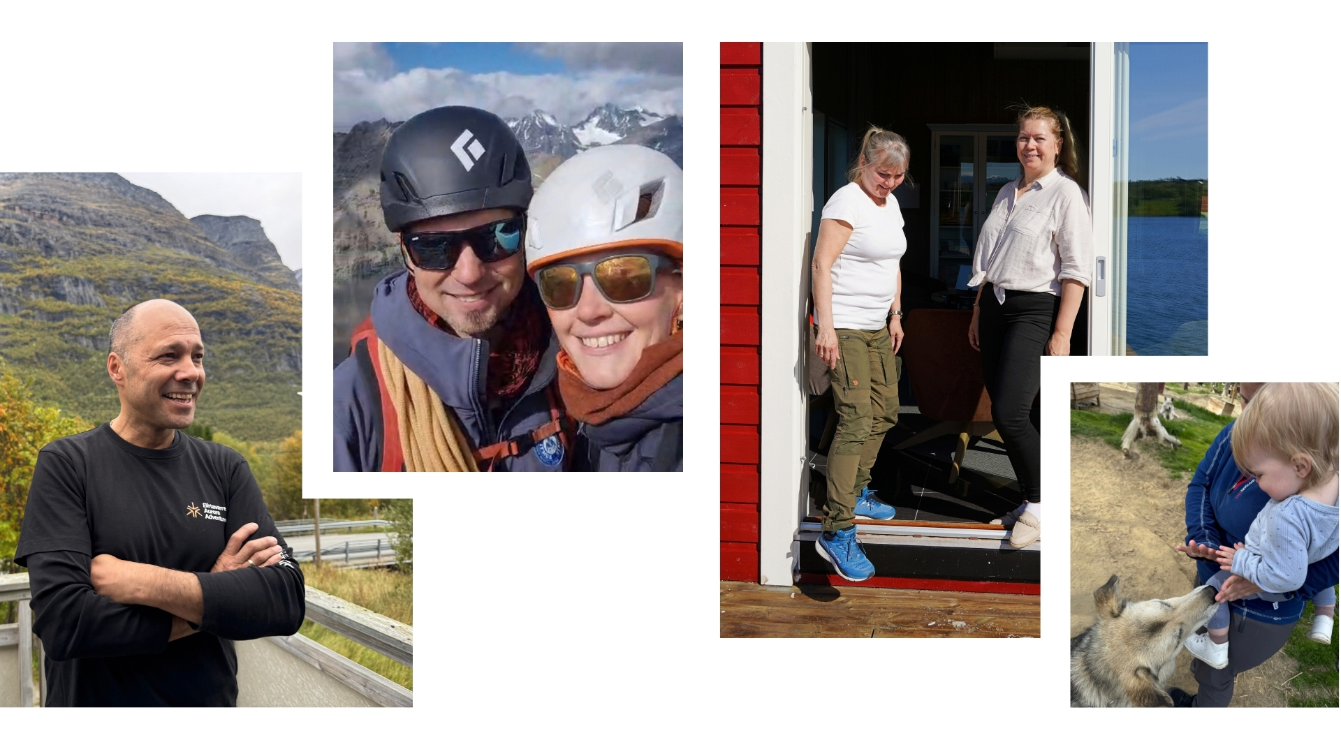 Local guides and family-business owners in Lyngenfjord