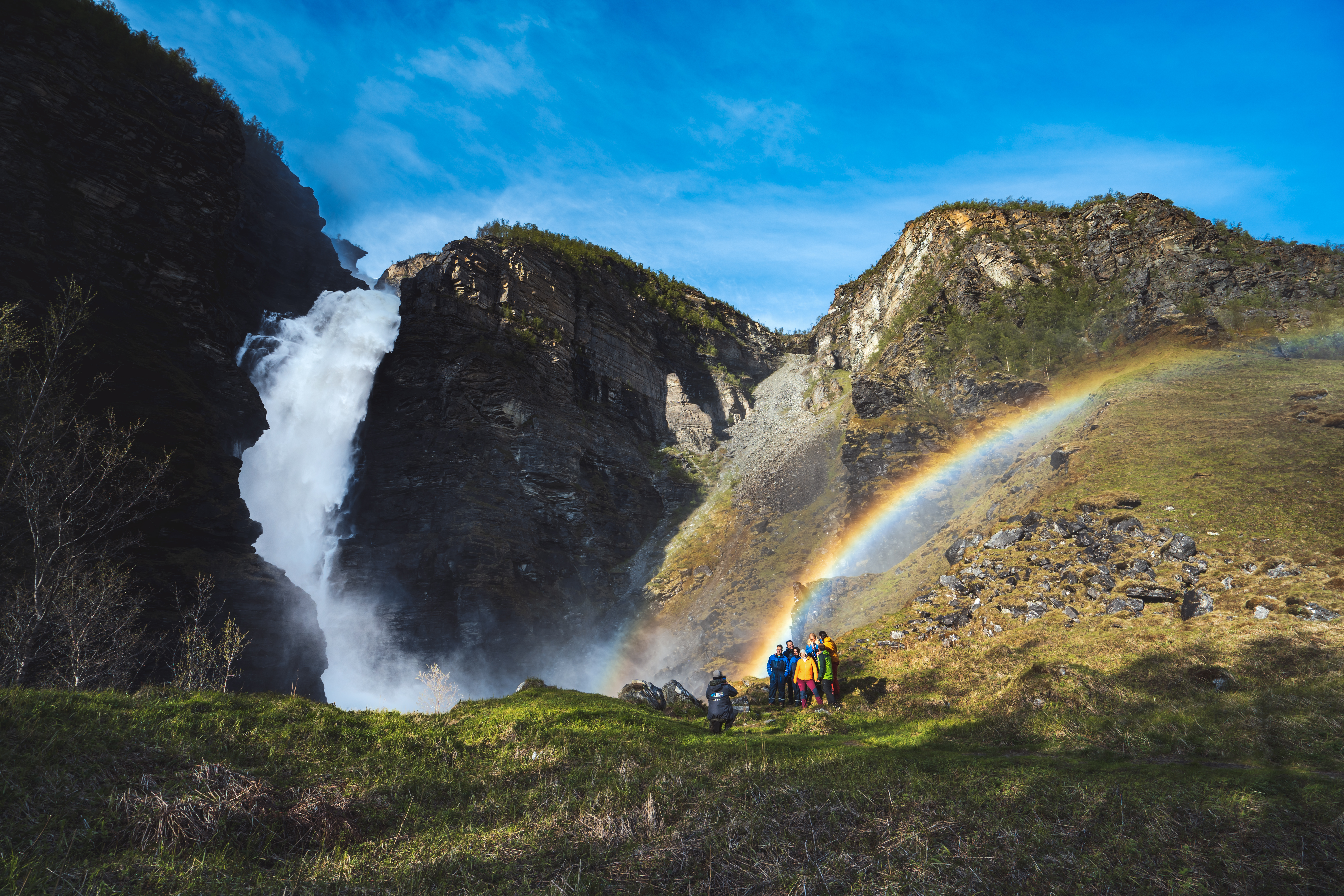 Mollis waterfall in Reisa National park