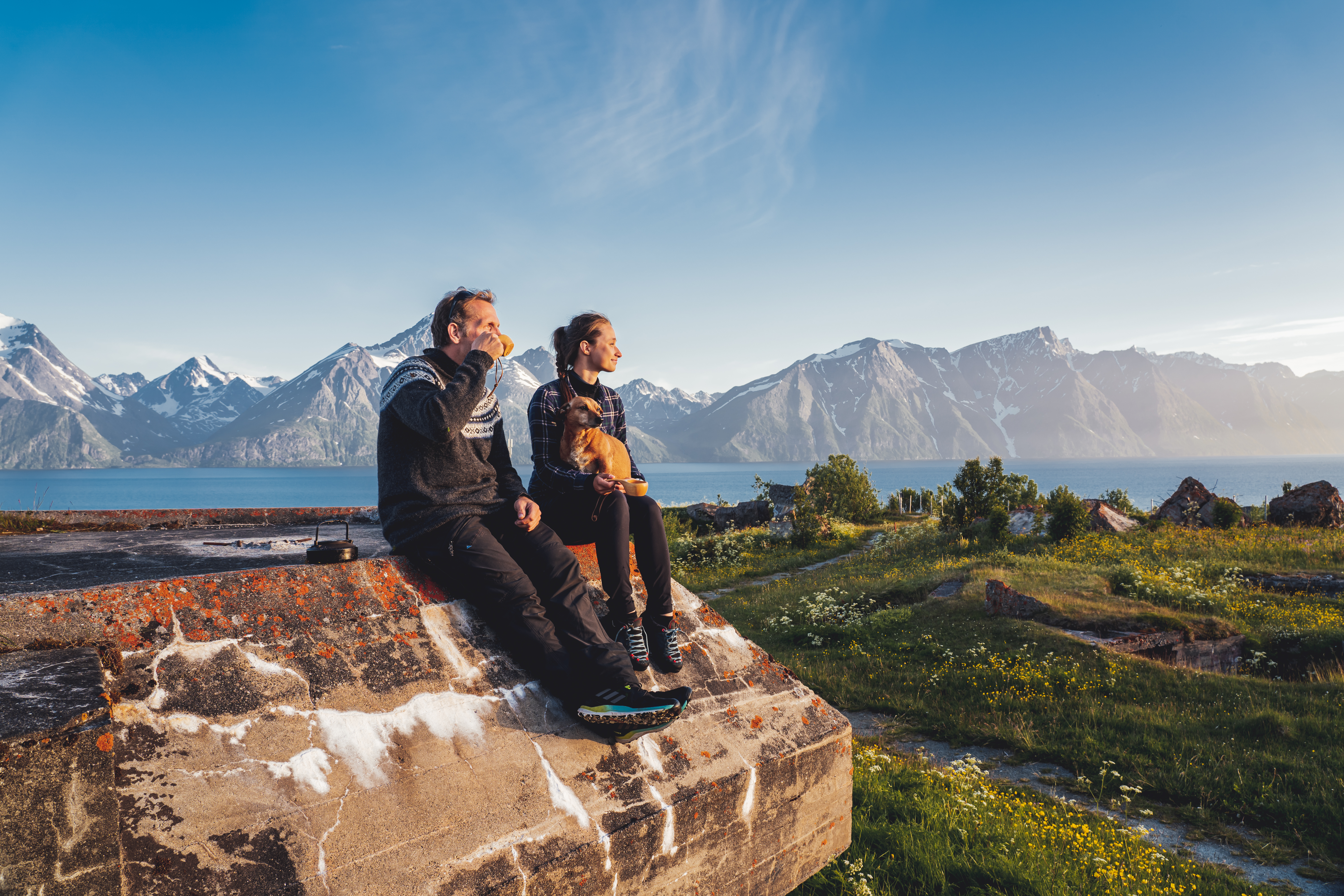 Coastal fort at spåkenes