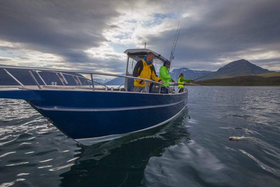 Fishing on the fjord