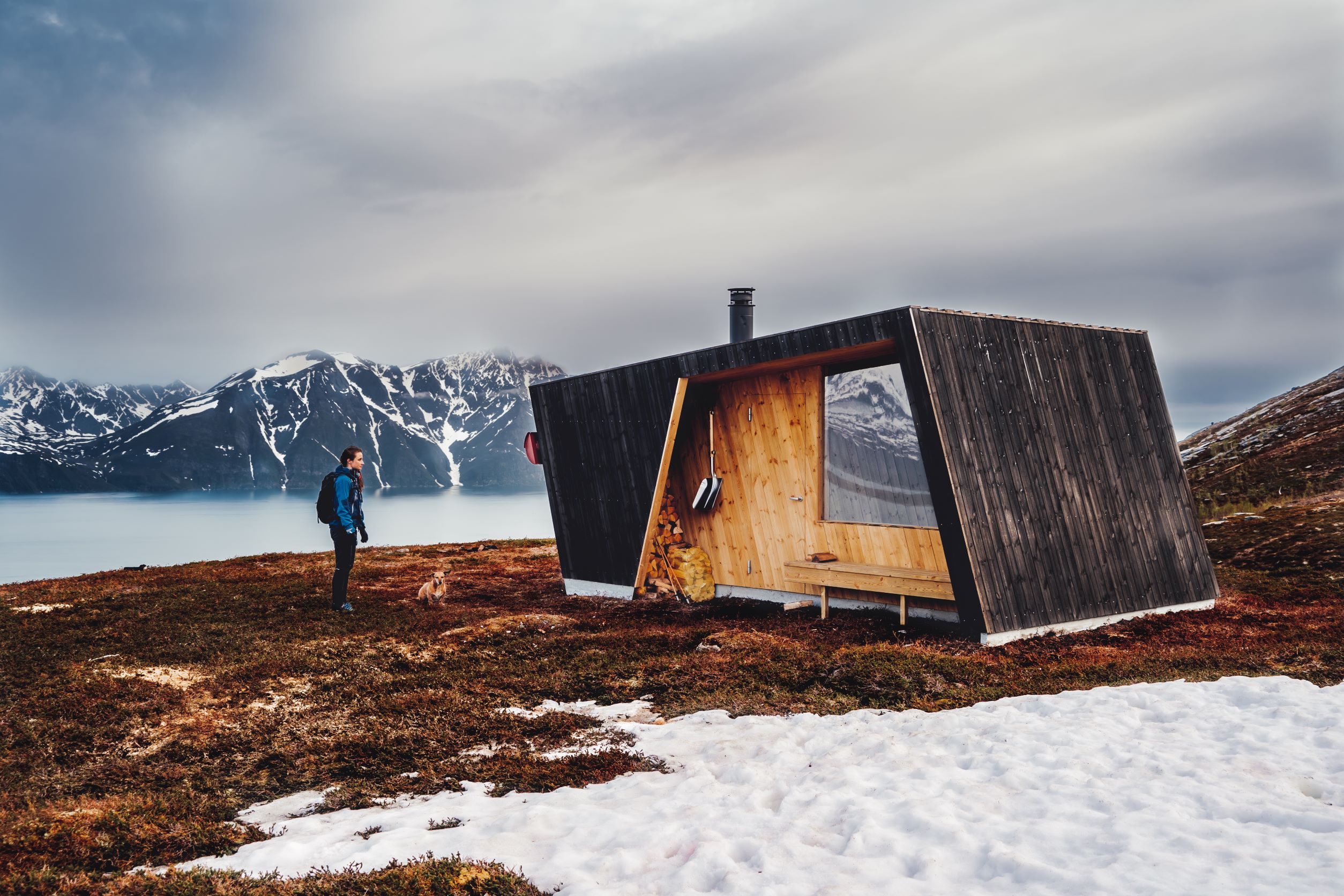 view from a cabin on a mountain top