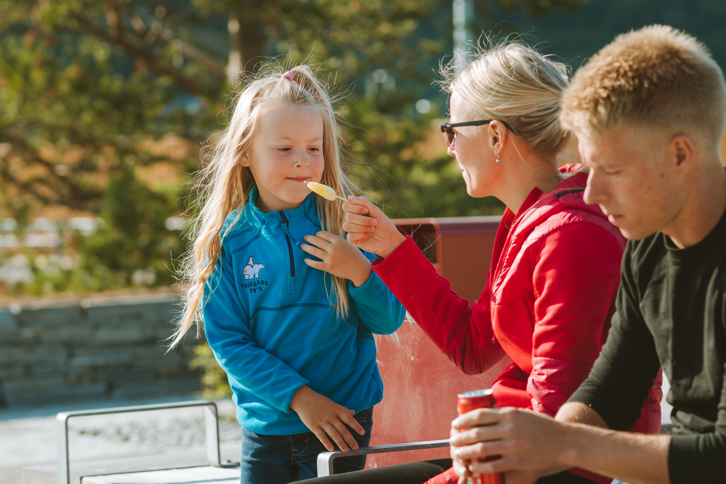 Spiser is en sommerdag i Manndalen