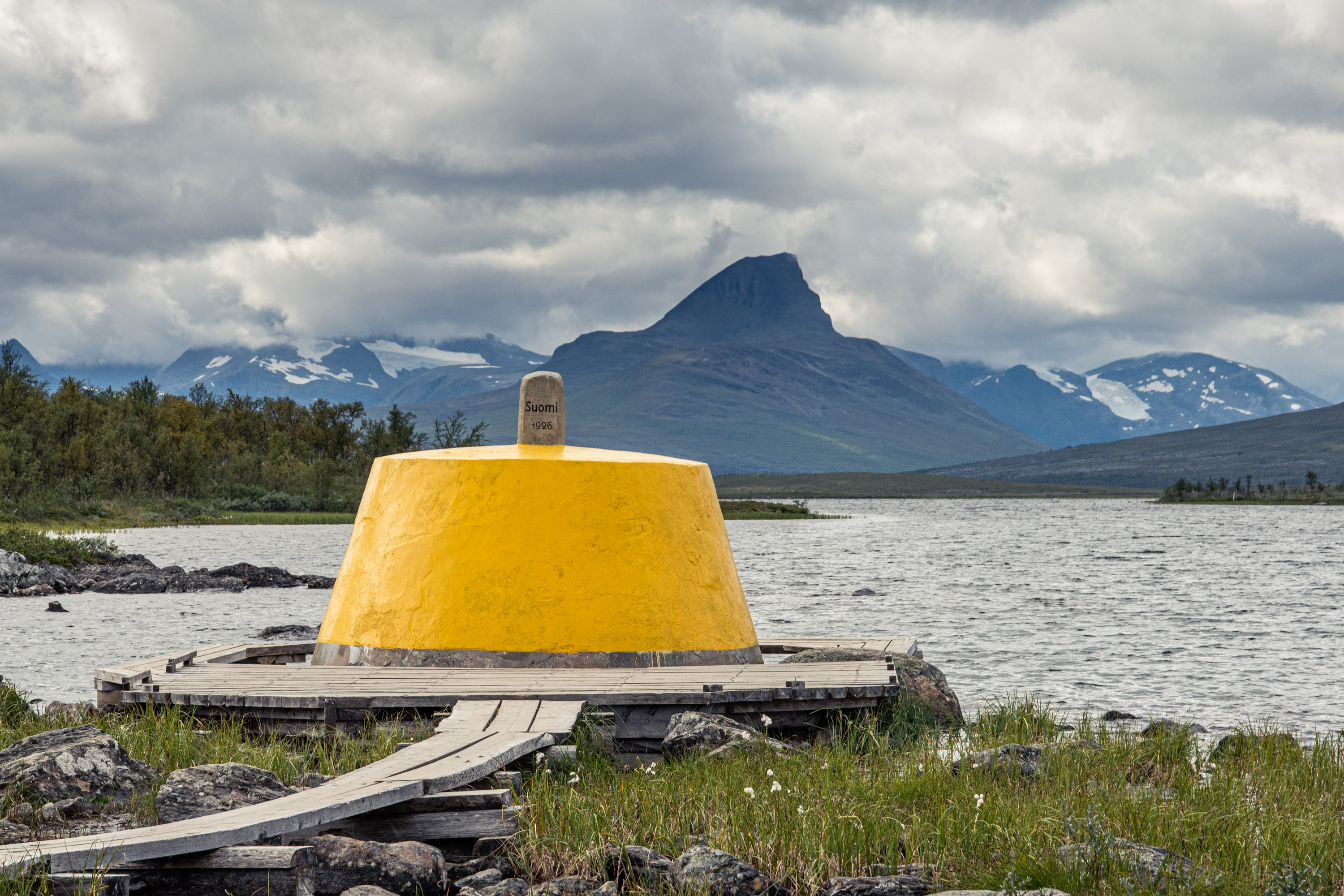 Treriksrøysa mellom Norge, Sverige og Finland