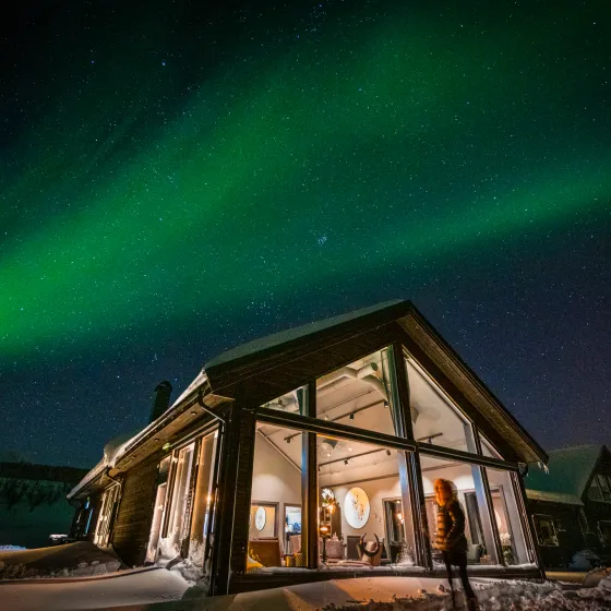 Lodge, Northern Lights, Northern Norway