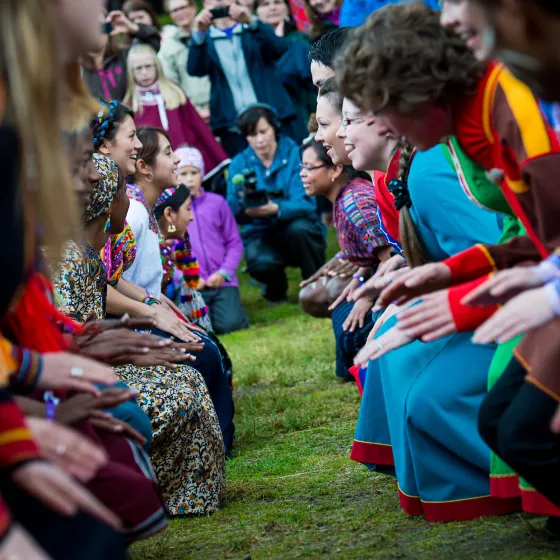 International dance in costumes