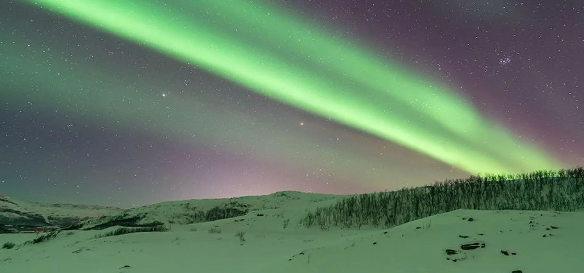 Chasing Aurora With  Minibus  and Samicamp team ( including 3 course sami dinner) 