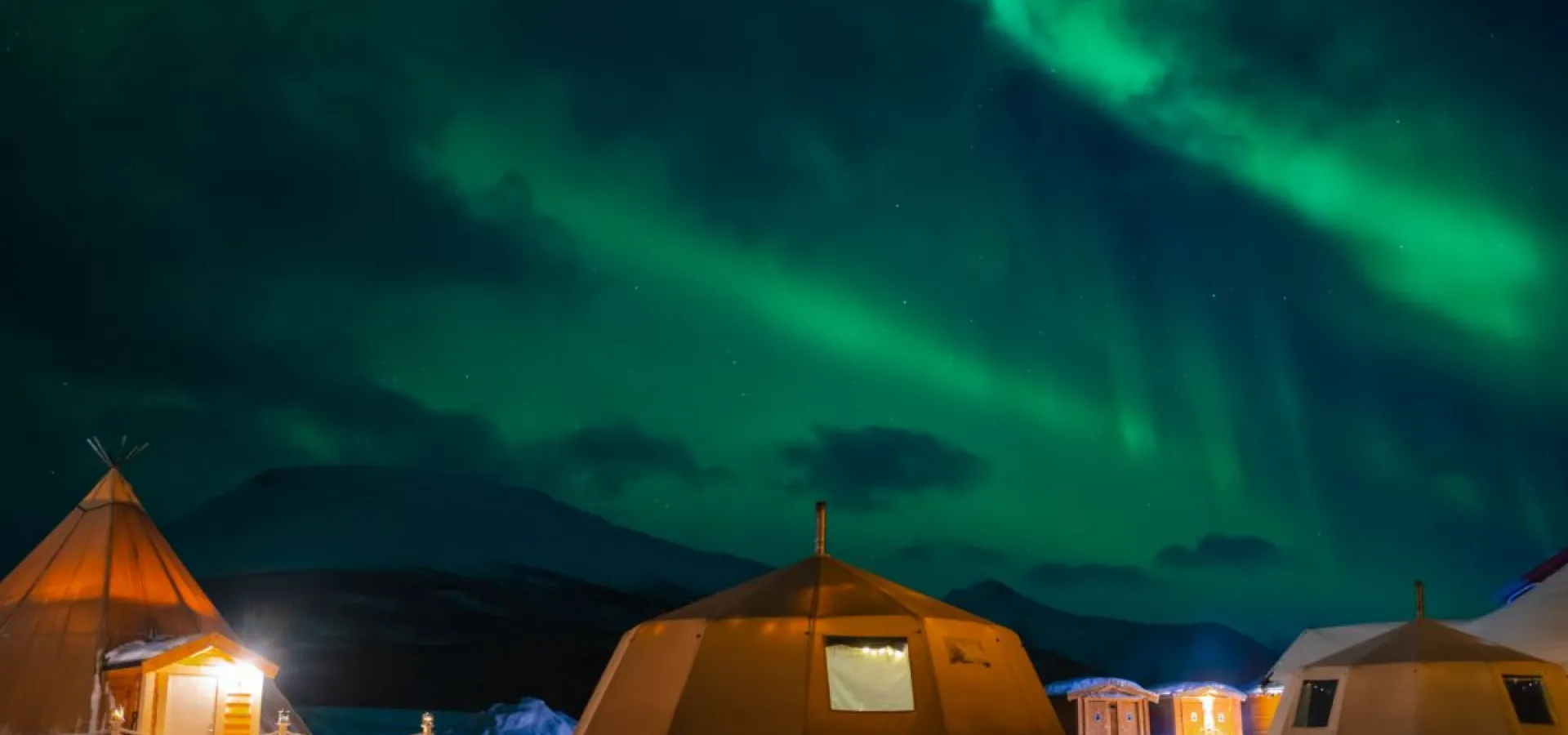 Overnight in Lavvo and Reindeer Feeding with Chance of Northern Lights