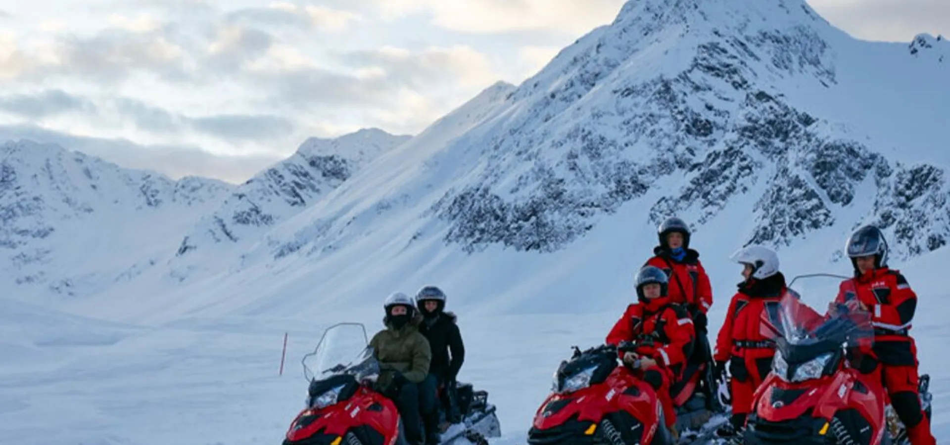 Snøscooteropplevelse - med transport fra Tromsø