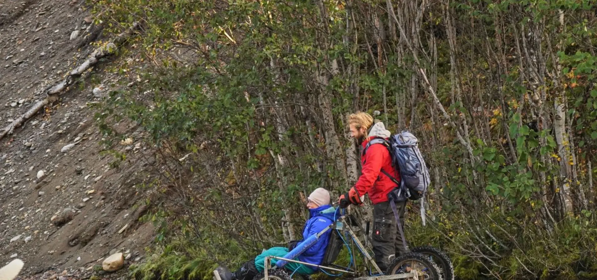 Hundekjøring på hjul - Into the wild