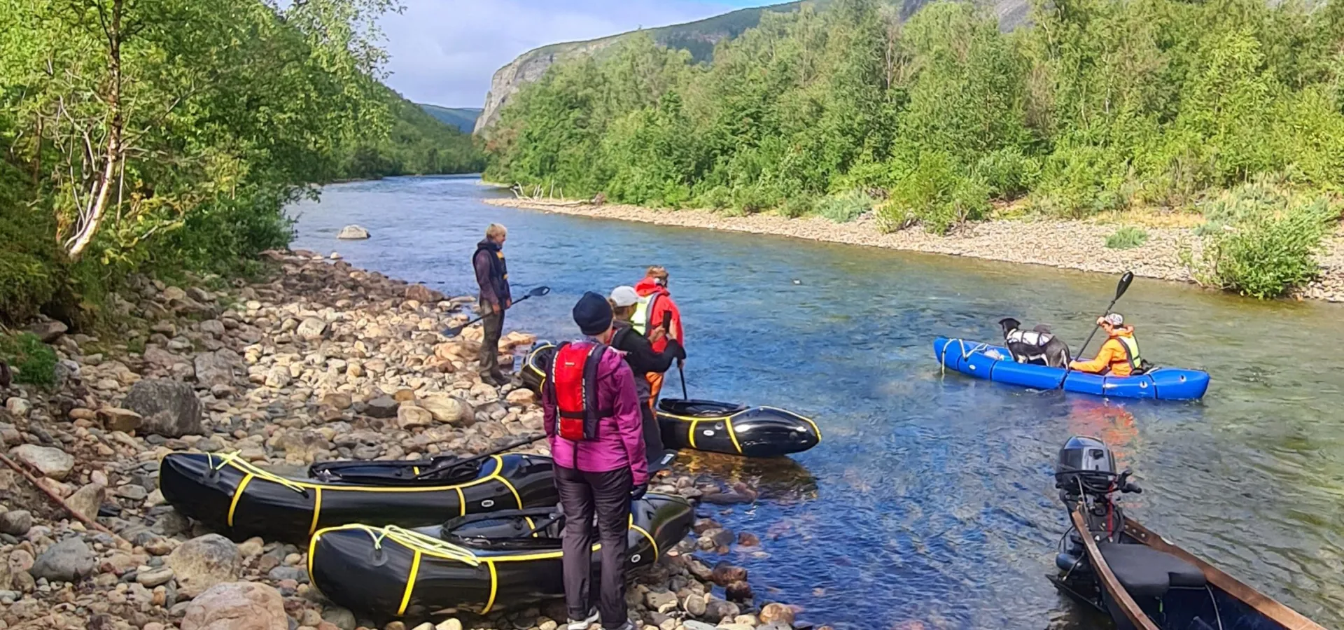 Packraft Reisa river