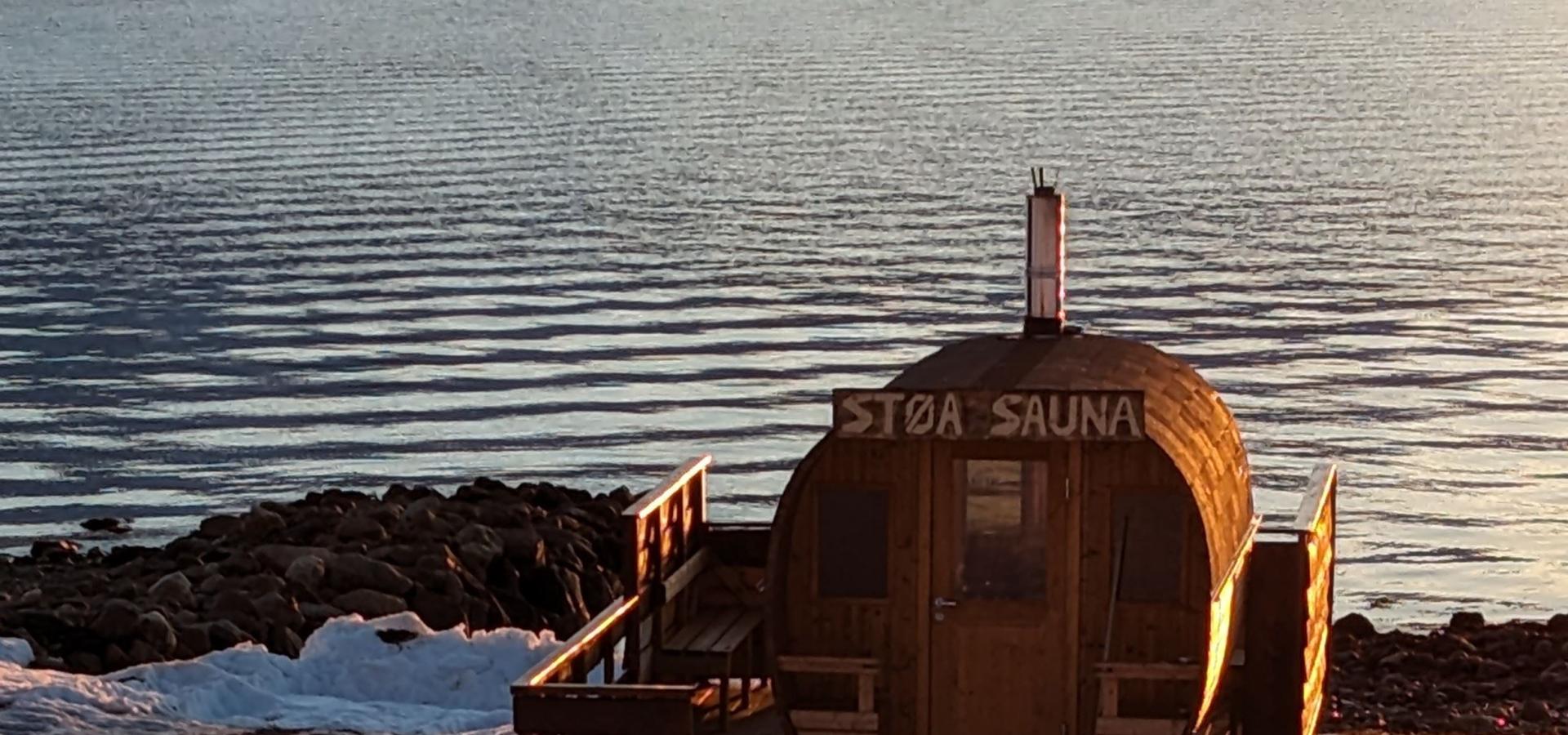 Sauna ved fjorden