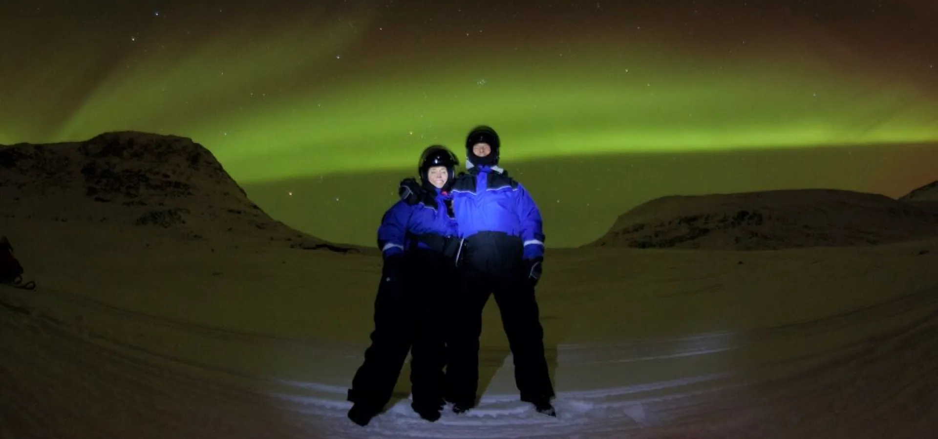 Snøskutersafari i nordnorsk natur - kveldstur med North Experience