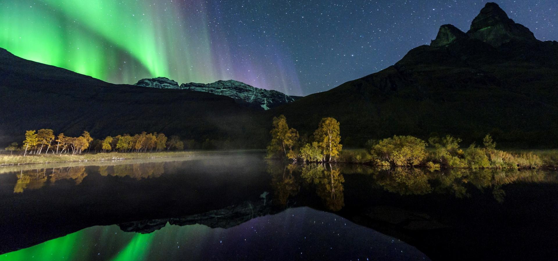 Northern Lights in Northern Norway, Lyngenfjord, by Jan R Olsen