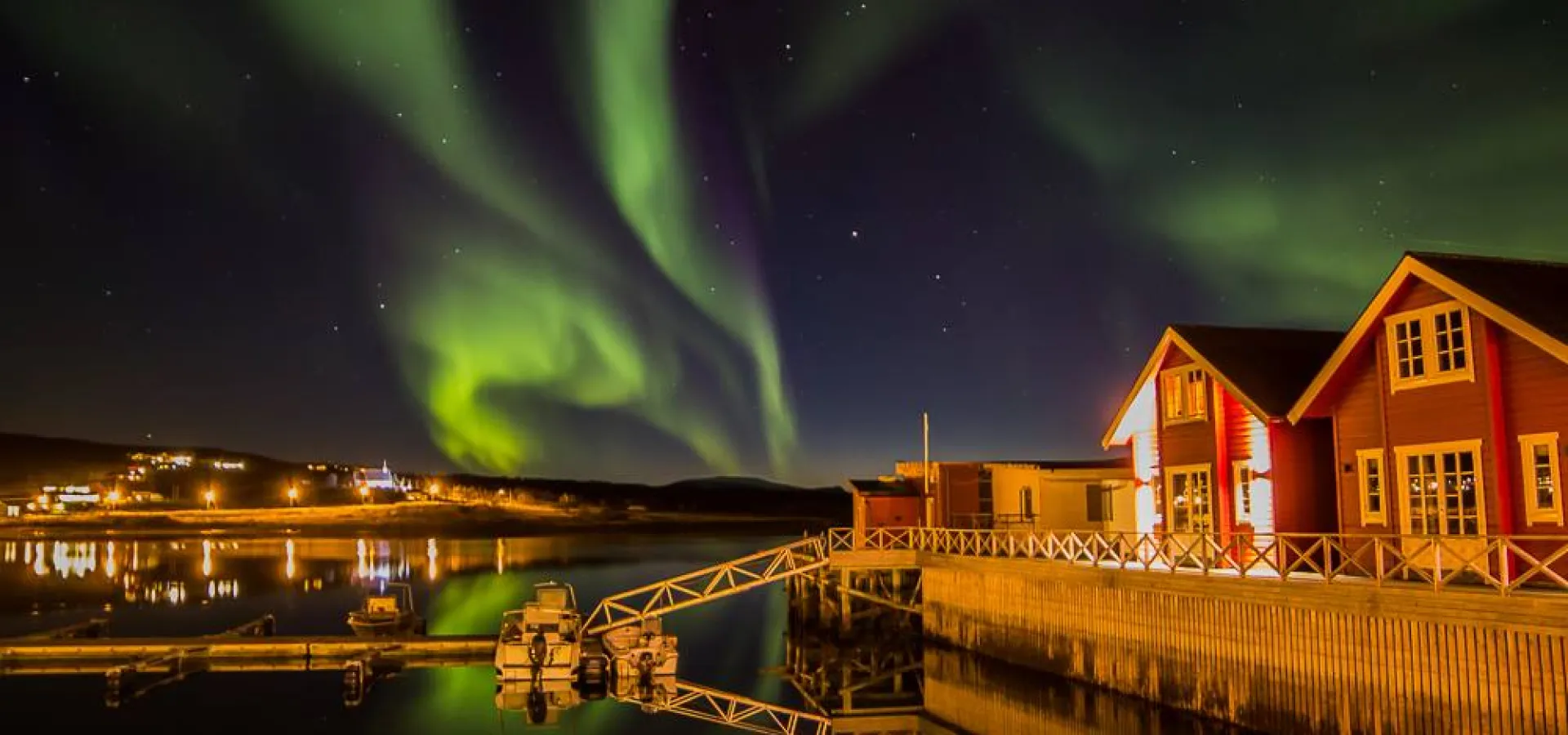 Northern Lights at XLyngen in northern Norway