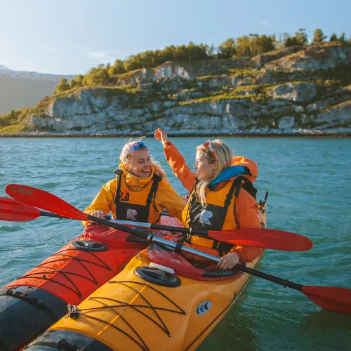 Kajakk på Lyngenfjorden