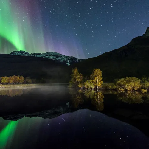Northern Lights in Northern Norway, Lyngenfjord, by Jan R Olsen