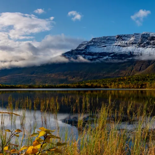 Høstfarger i Skibotn