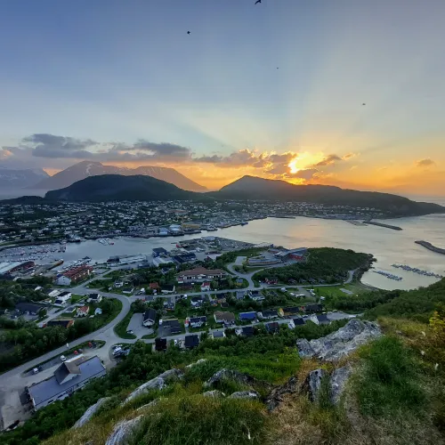 Utsikt fra Stussnesfjellet