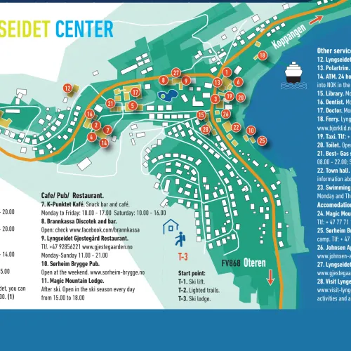 Map of Lyngseidet and info