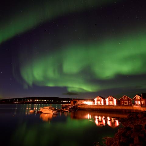 Northern Lights at XLyngen in northern Norway