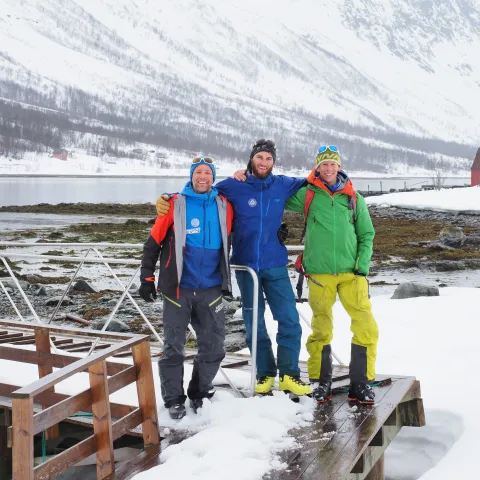 Guidene ved Ascent Descent i Lyngsalpene, Nord Norge