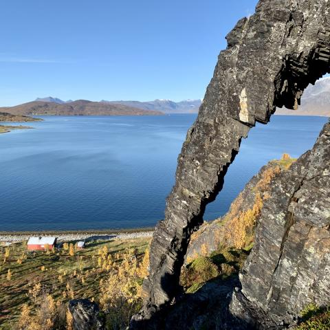 Arch at Uløya, Northern Norway