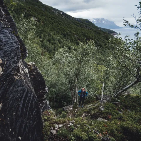 Hiking up to Gentlemansteinen