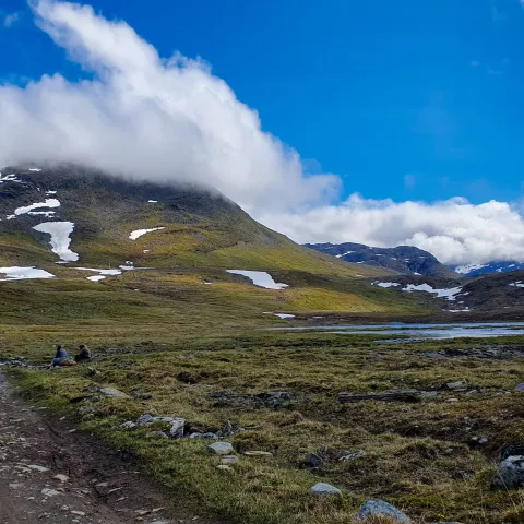 Path leading into the mountains