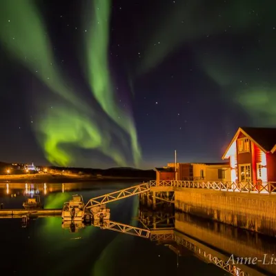 Northern Lights above XLyngen, Northern Norway