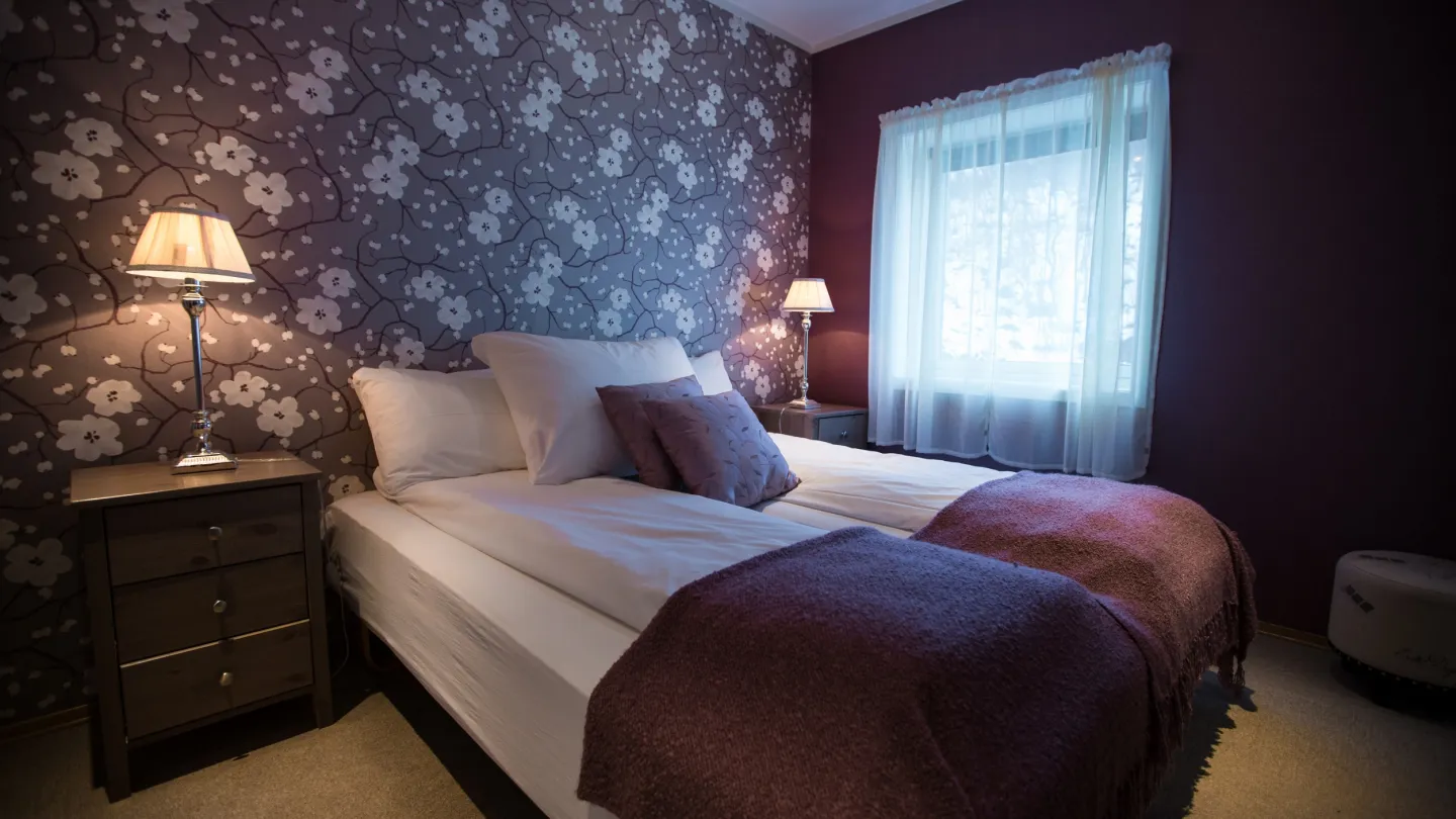 Double room at Arctic Panorama Lodge