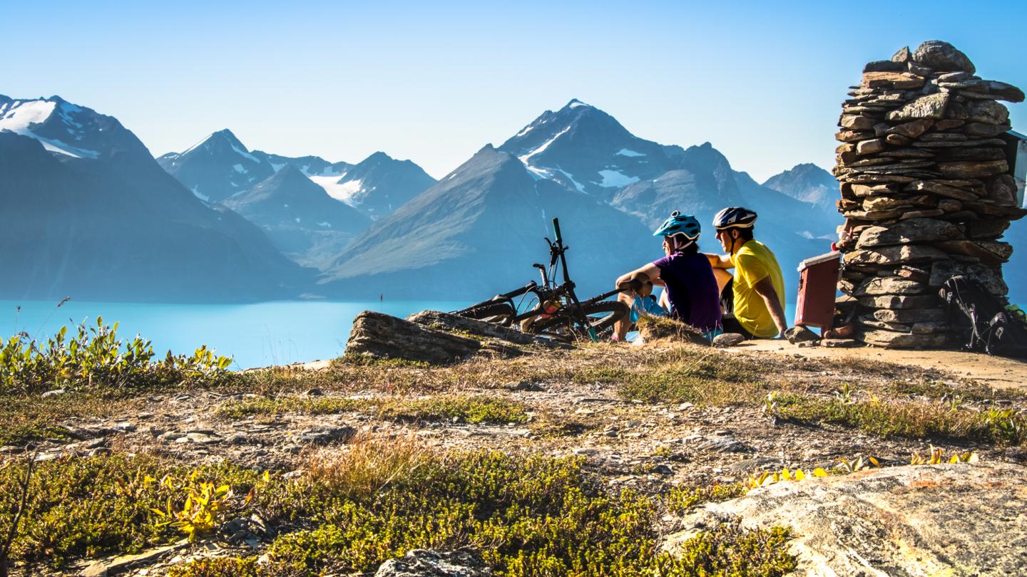 Mountainbiking in the Lyngenfjord region