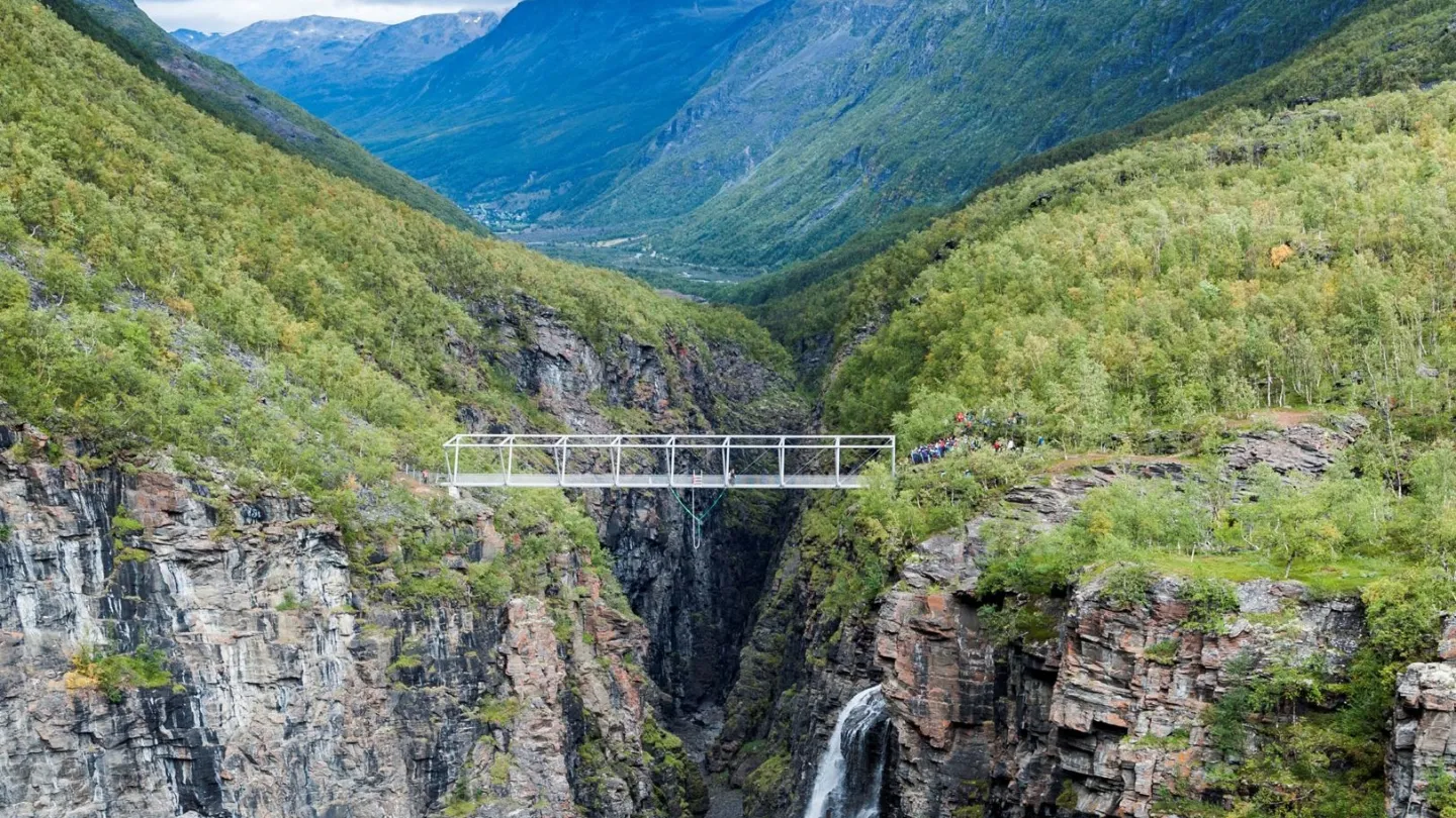 Gorsabrua i Kåfjorddalen i Nord-Norge