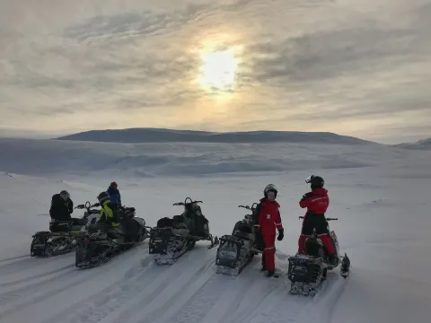 Snøskutersafari med North Experience - inkl transport fra Tromsø