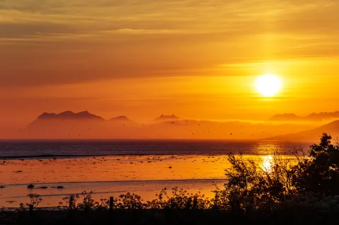 Midnight sun