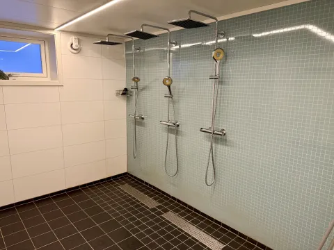 Sauna og jacuzzi ved historiske Havnnes Handelssted