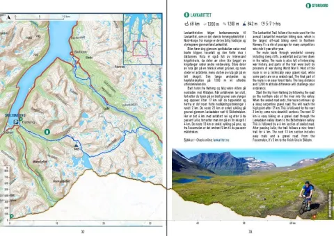 Stisykkelbrosjyre - Lyngenfjordregionen