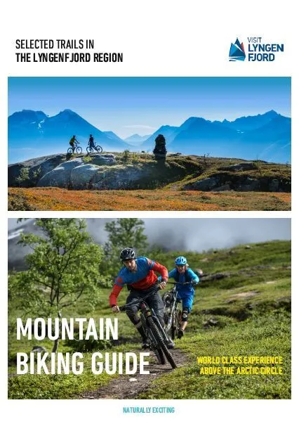 Stisykkelbrosjyre - Lyngenfjordregionen