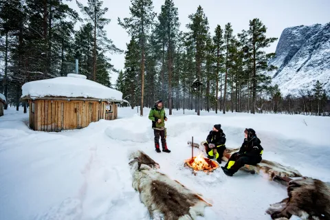 Hundekjøring i Reisadalen