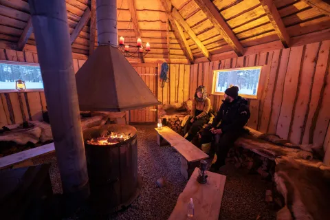 Hundekjøring i Reisadalen