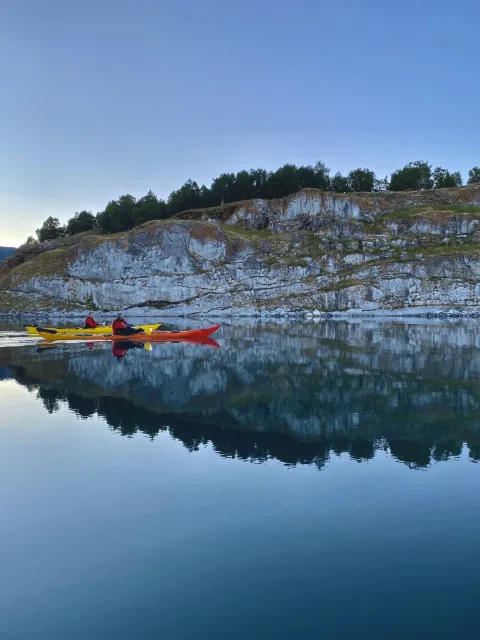 Kayaking in Lyngen