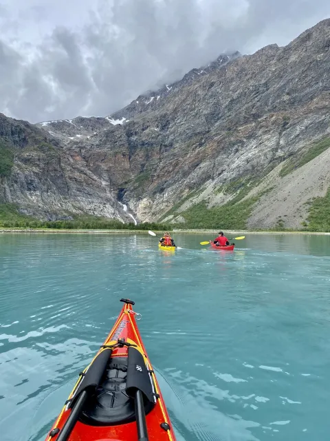 Kayaking in Lyngen