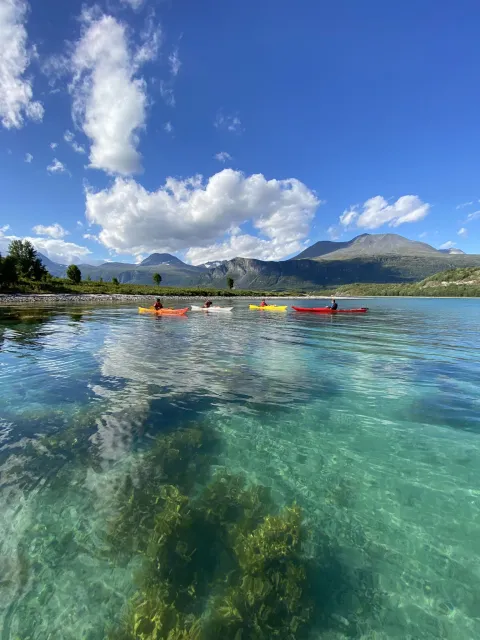 Kayaking in Lyngen